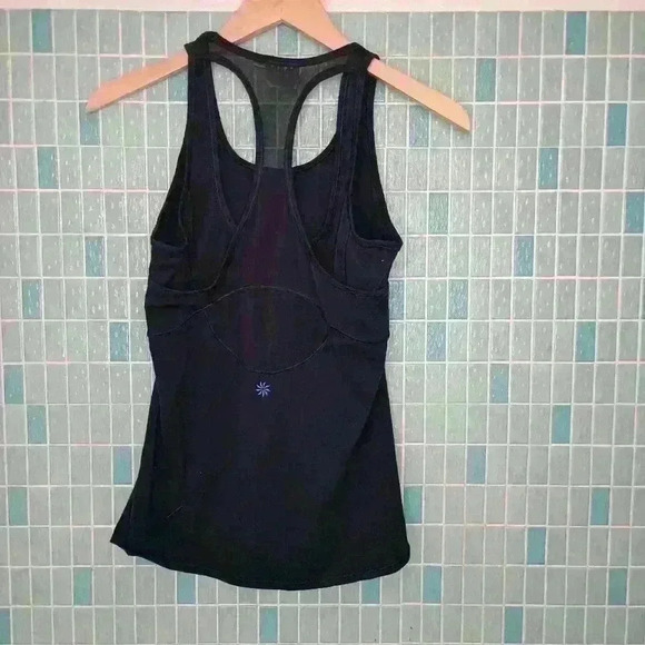 Athleta Active Gym Yoga Racer back Tank Top Black - Picture 9 of 13